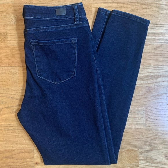 L.L. Bean Signature Dark Wash Skinny Jeans Size 8 - Picture 1 of 4